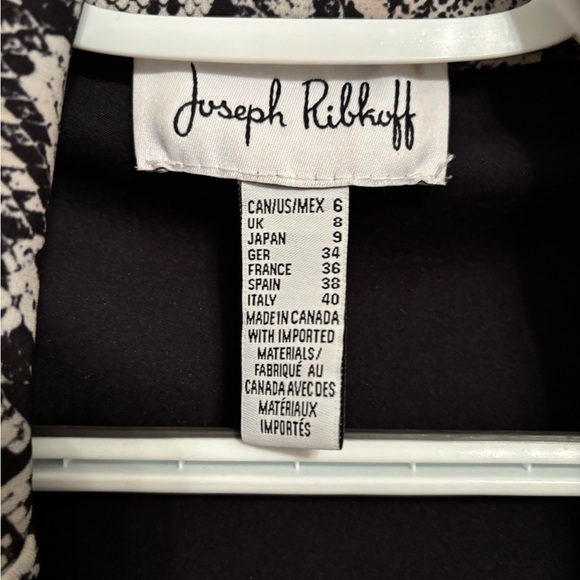 Joseph Ribkoff snakeskin print blazer 6 - Picture 8 of 9